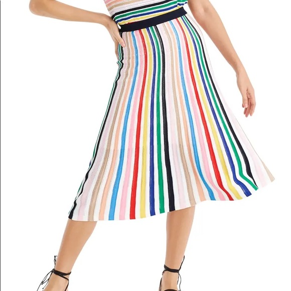 J. Crew Dresses & Skirts - J. Crew Rainbow Pull-on Knit Skirt